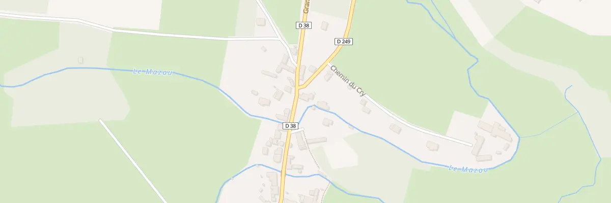 Plan du 38 Grande Rue à Narcy