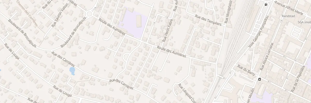 Plan du 1 Rue Jean Henri Dunant à Millau