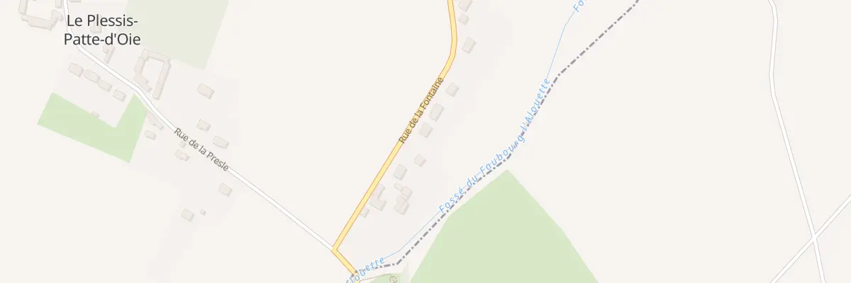 Plan du 162 Rue de la Fontaine au Plessis-Patte-d’Oie