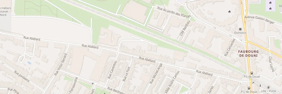 Plan du 31 Rue Abélard à Lille