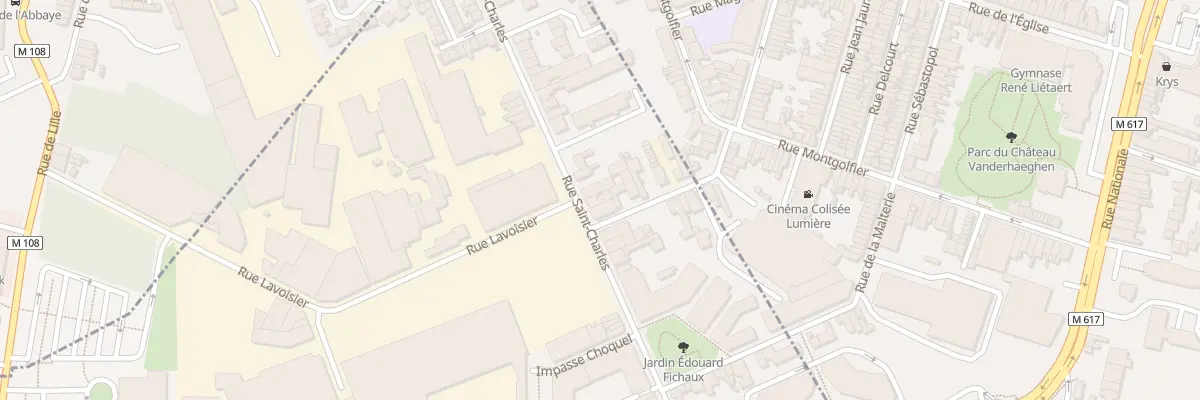 Plan du 54 Rue Saint-Charles à La Madeleine