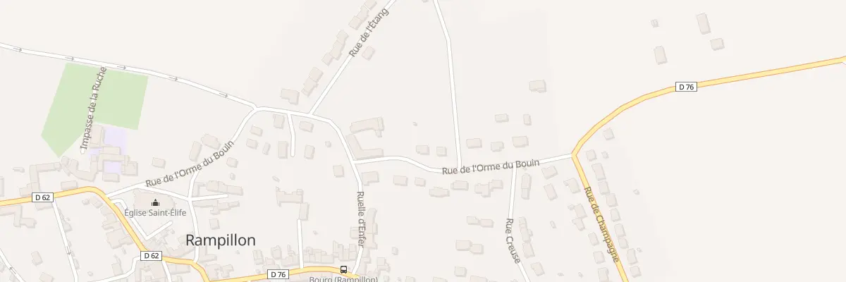 Plan du 11B Rue de l’Orme du Bouin à Rampillon