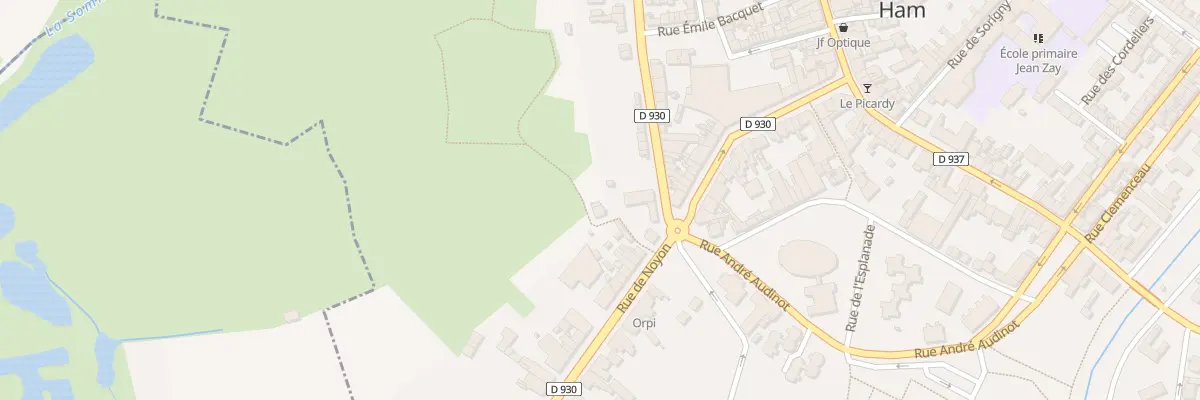 Plan du 32B Rue de Noyon à Béhencourt
