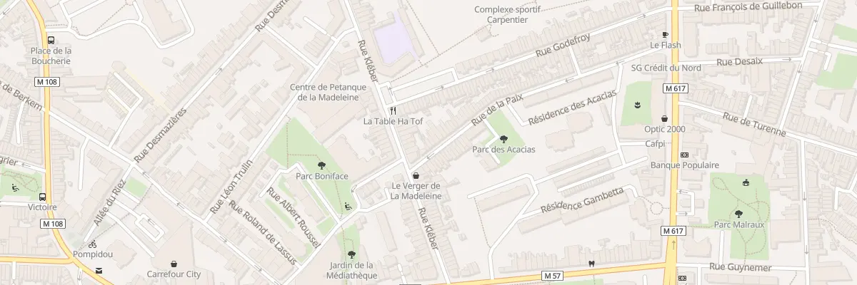 Plan du 120 Rue de la Paix à La Madeleine