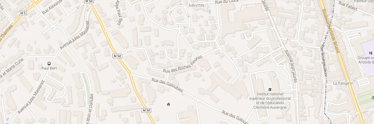 Plan du 21 Rue des Roches Fleuries à Chamalières