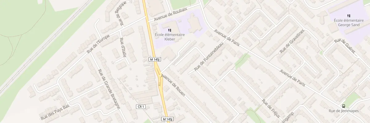 Plan du 12 Rue de Fontainebleau à Faches-Thumesnil