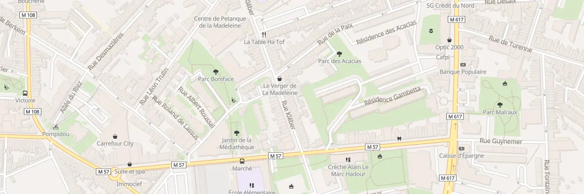 Plan du 26 Rue Kléber à La Madeleine