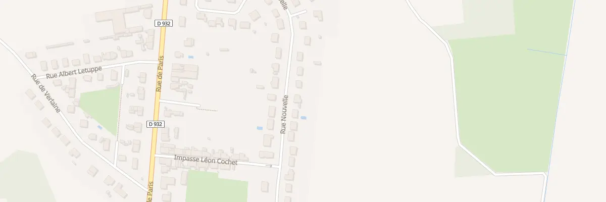 Plan du 35 Rue Nouvelle à Muille-Villette