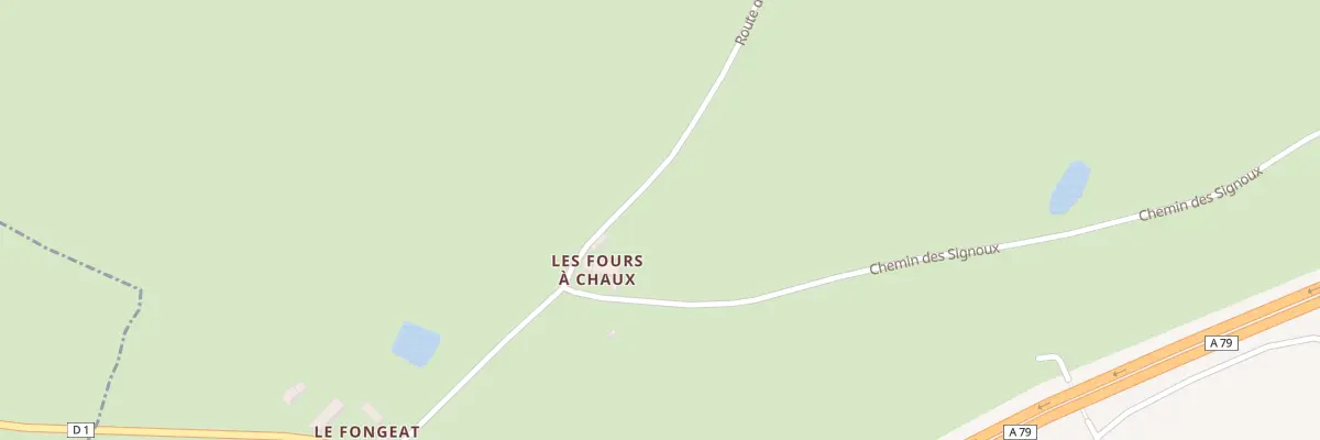 Plan du 785 Rte des Fours à Chaux à Tronget
