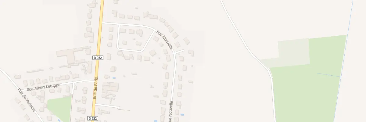 Plan du 25 Rue Nouvelle à Muille-Villette