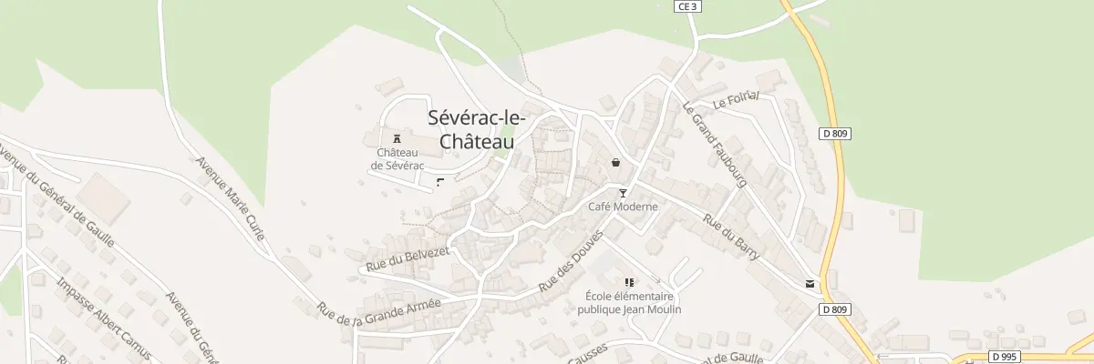 Plan du 5 Rue Gloriande de Themines à Sévérac d’Aveyron