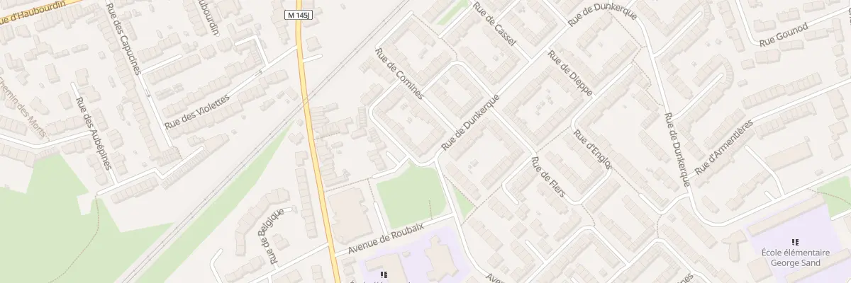 Plan du 3 Rue de Dunkerque à Faches-Thumesnil