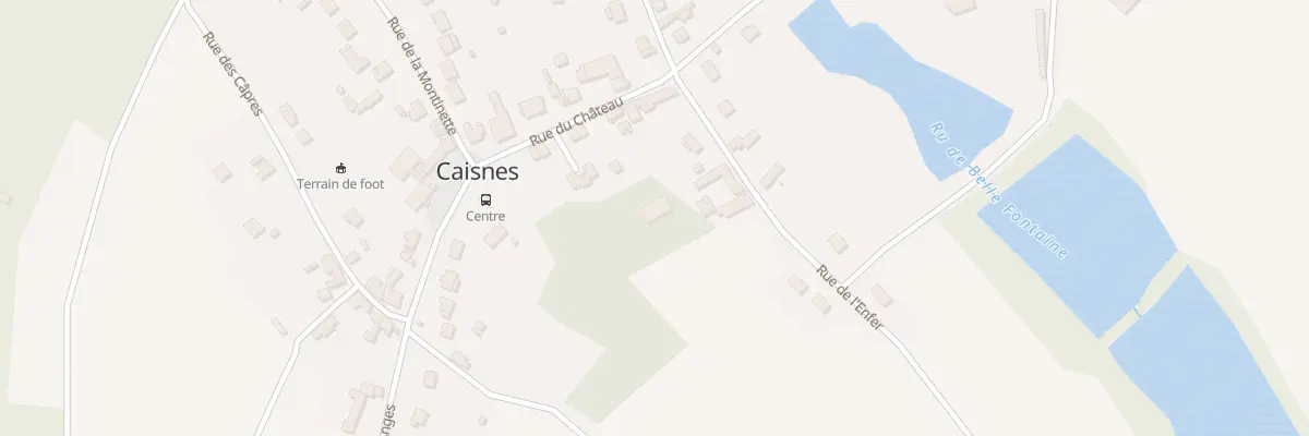 Plan du 82 Rue de l’Enfer à Caisnes