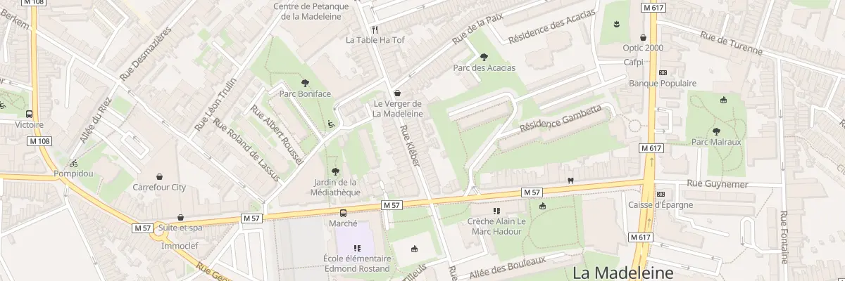 Plan du 14 Rue Kléber à La Madeleine