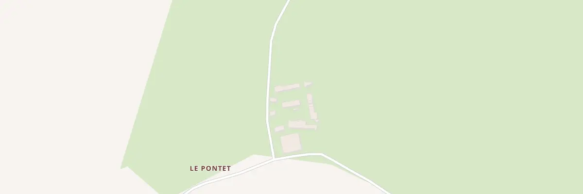 Plan du 1 Le Pontet à Franchesse