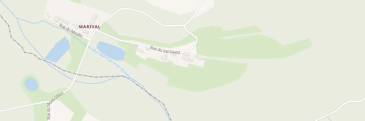 Plan du 3 Rue du Val David à Mortefontaine