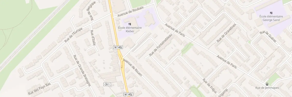 Plan du 10 Rue de Fontainebleau à Faches-Thumesnil