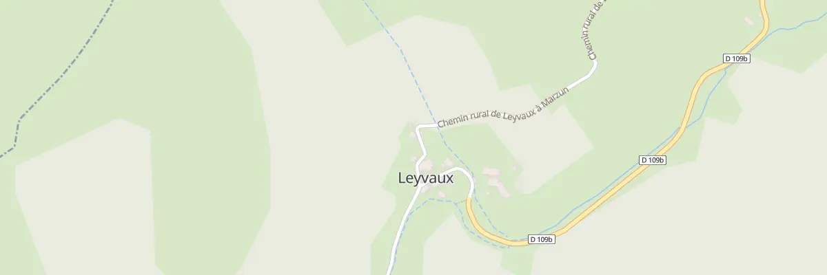 Plan du 5006 Le Bourg à Leyvaux