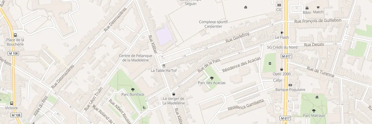 Plan du 101 Rue Godefroy à La Madeleine