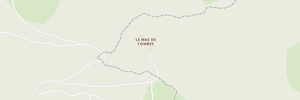 Plan du 5178B Le Mas de Combes à Fondamente