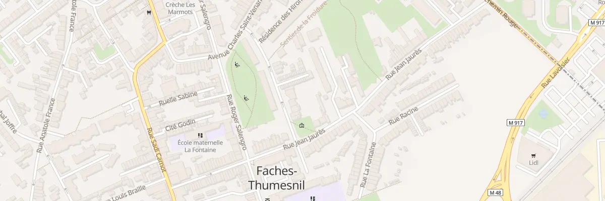 Plan du 29 Rue du Colombier à Faches-Thumesnil