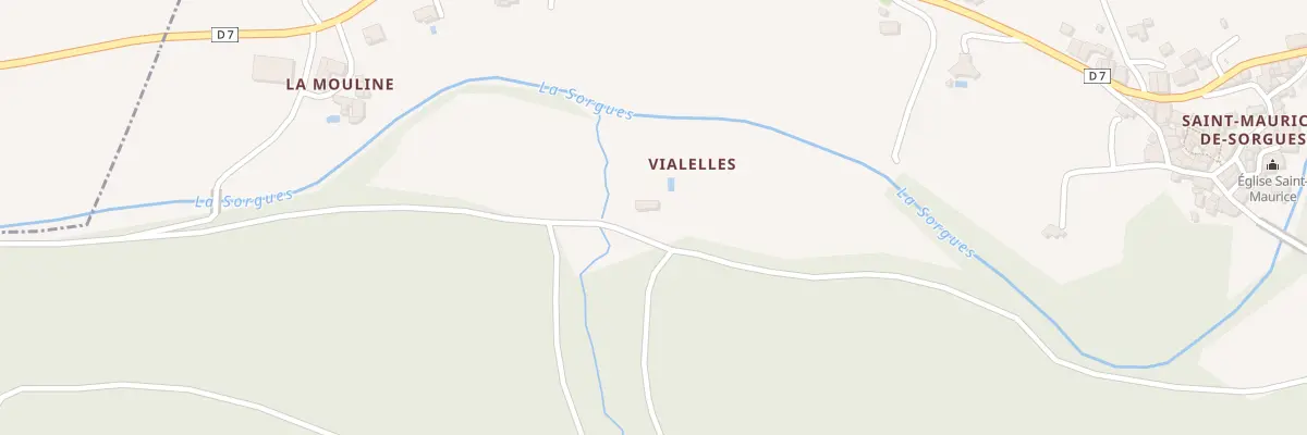 Plan du 5236 Vialelles à Fondamente