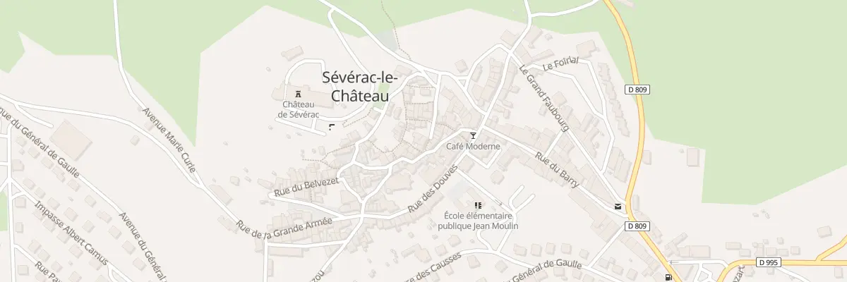 Plan du 1 Rue Gloriande de Themines à Sévérac d’Aveyron
