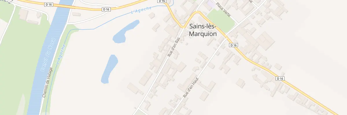 Plan du 11 Rue d’En Bas à Sains-lès-Marquion