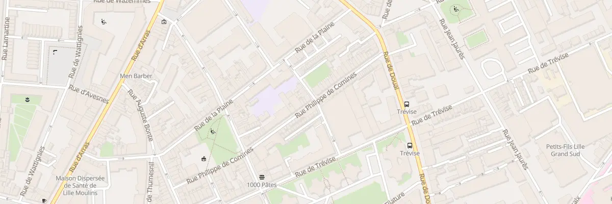 Plan du 65 Rue Philippe de Comines à Lille