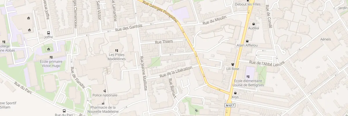 Plan du 19 Rue Vernet à La Madeleine
