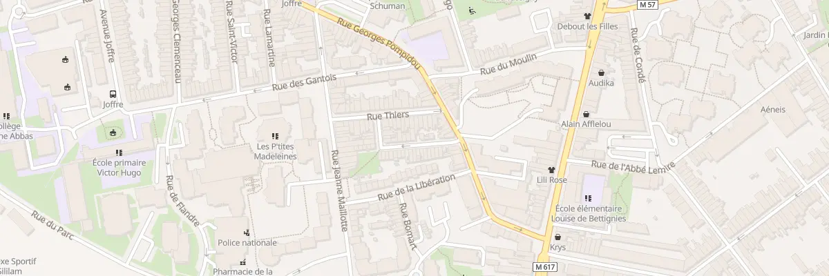Plan du 14 Rue Vernet à La Madeleine