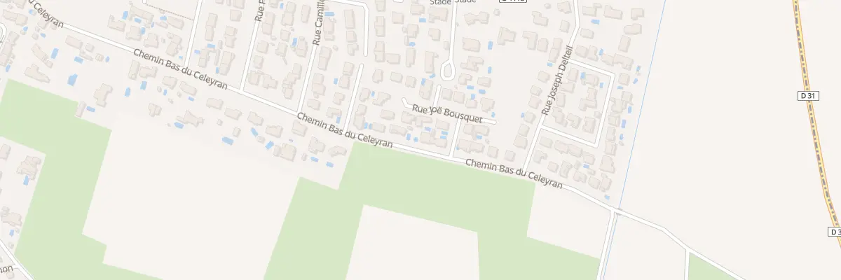 Plan du 23 Che Bas de Celeyran à Coursan