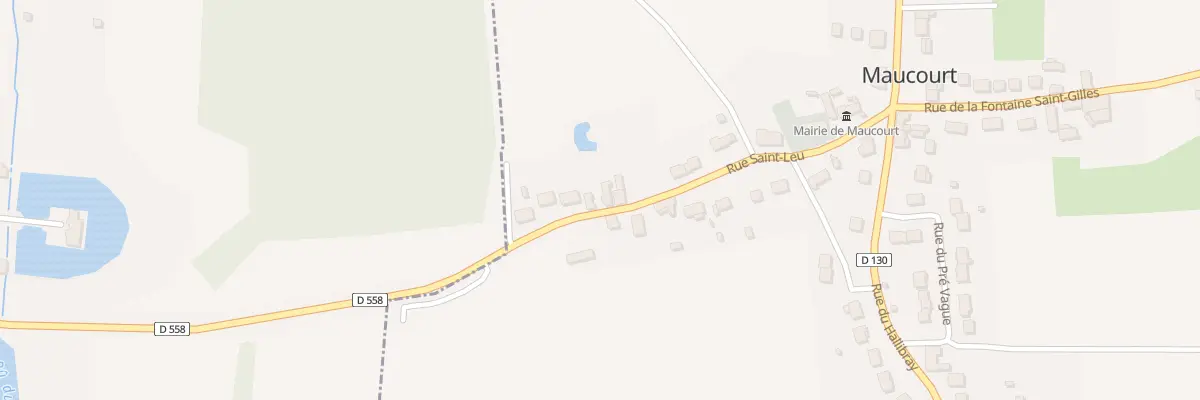 Plan du 240 Rue Saint Leu à Maucourt