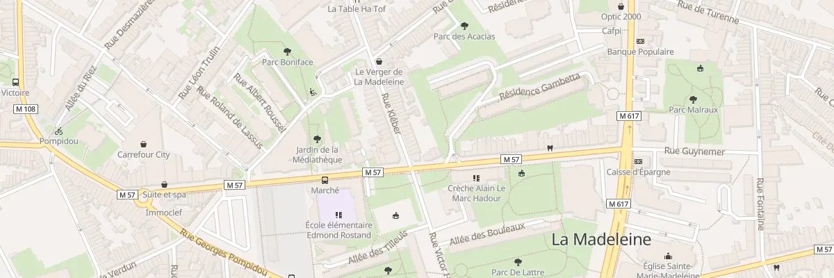 Plan du 4 Rue Kléber à La Madeleine