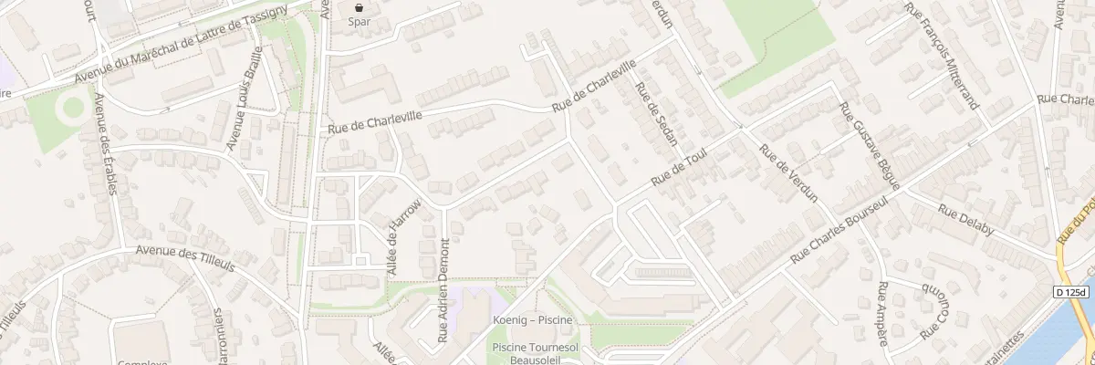 Plan du 192 Rue Jacques Brel à Douai