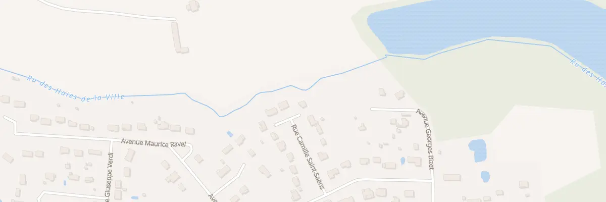 Plan du 20 Rue Camille Saint-Saens à Courtenay