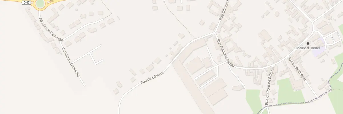 Plan du 87 Rue du Marais à Hamel