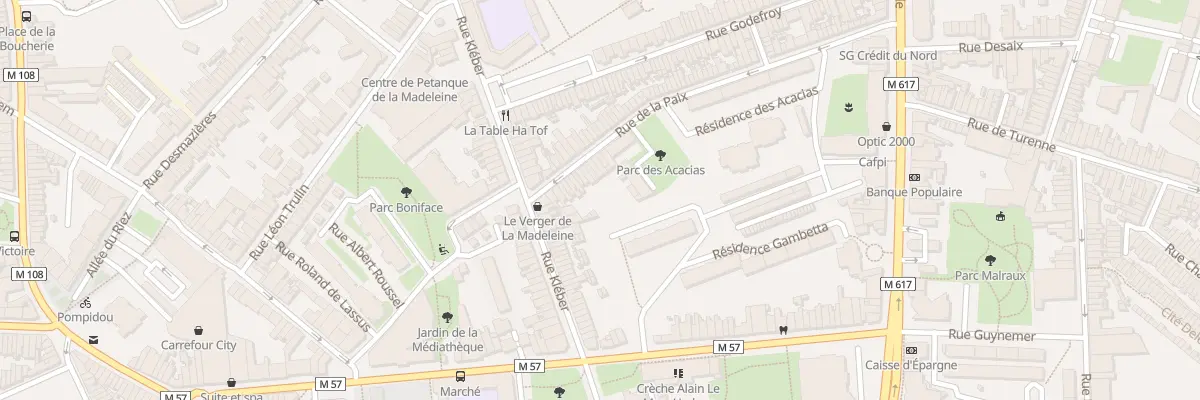 Plan du 107 Rue de la Paix à La Madeleine