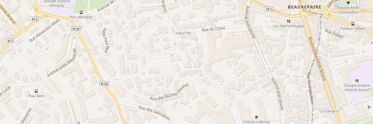 Plan du 28 Rue du Petit Clora à Chamalières