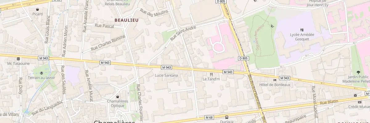 Plan du 10B Av Joseph Claussat à Chamalières