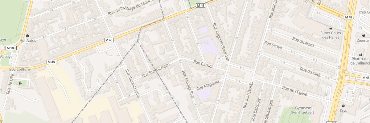 Plan du 90 Rue Montgolfier à Marcq-en-Barœul