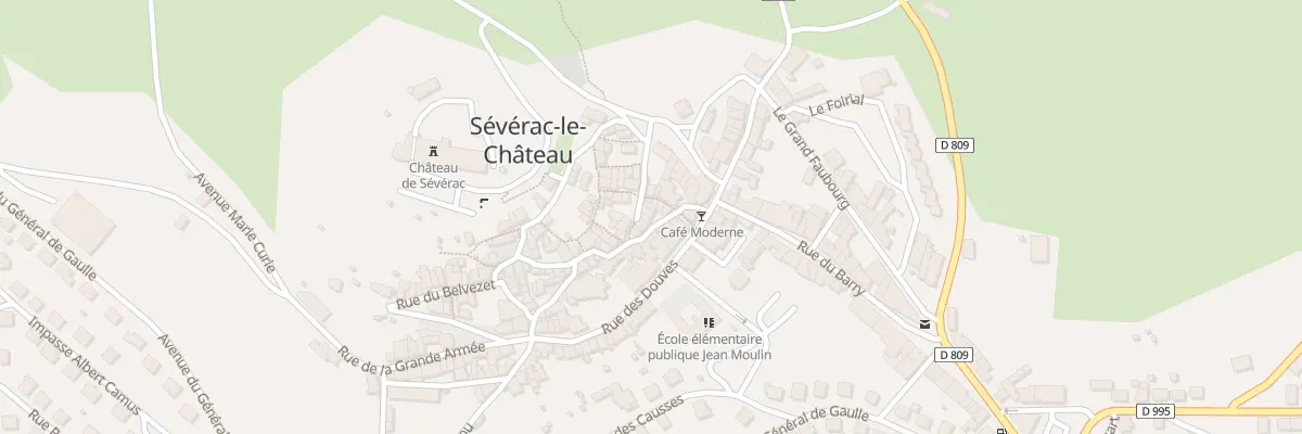 Plan du 6 Rue Gloriande de Themines à Sévérac d’Aveyron