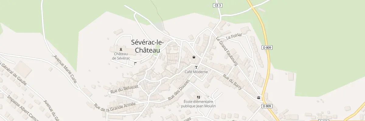 Plan du 6233 Rue Gloriande de Themines à Sévérac d’Aveyron