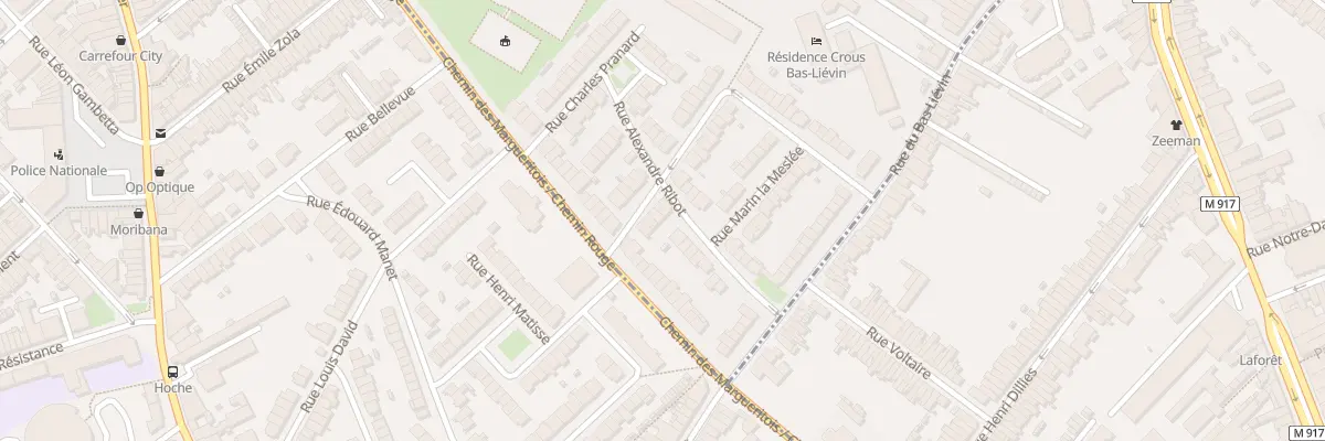Plan du 6 Rue Louis Loucheur à Lille