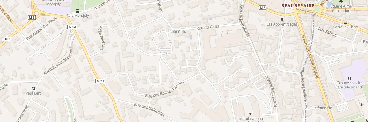 Plan du 24 Rue du Petit Clora à Chamalières