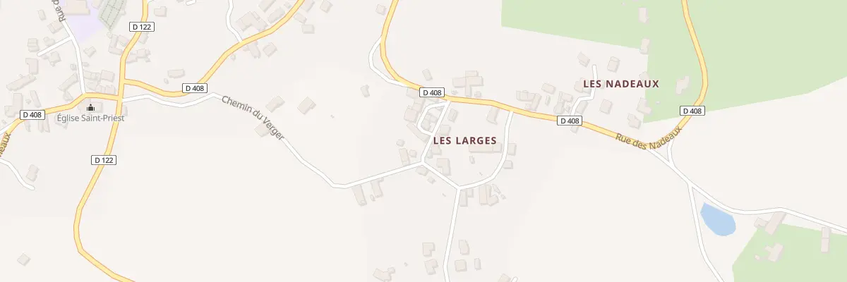 Plan du 10 Rue du Four - Les Larges à Montcel