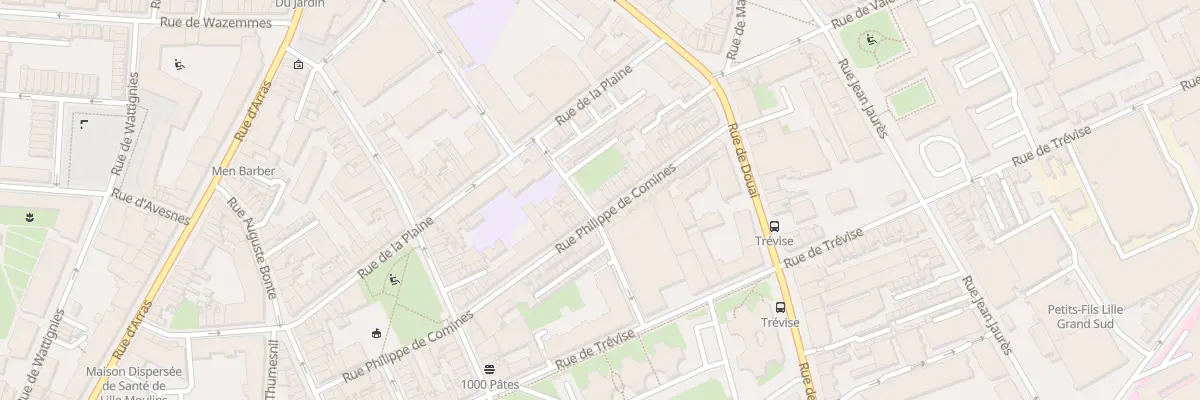 Plan du 69 Rue Philippe de Comines à Lille