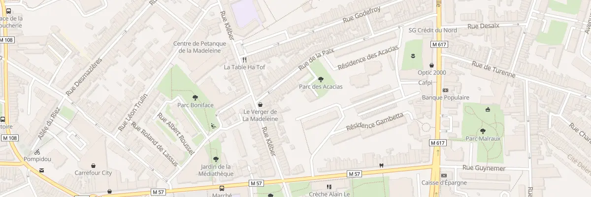 Plan du 103 Rue de la Paix à La Madeleine