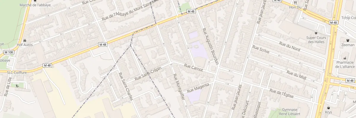 Plan du 20 Rue Carnot à Marcq-en-Barœul