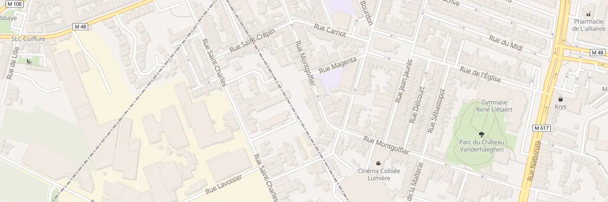 Plan du 107 Rue Montgolfier à Marcq-en-Barœul